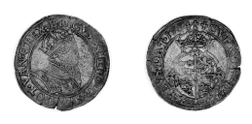 Mark, 1564, 11.67g., similar (Ant.544/539; SM.24), striking crack, fine
