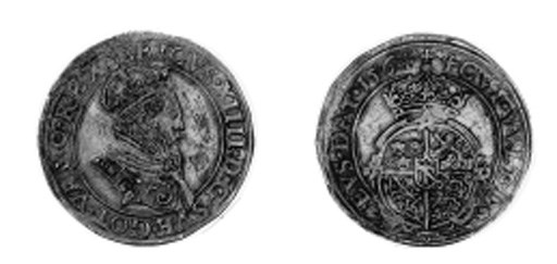 Mark, 1564, 11.37., similar (Ant.545/541; SM.24), abrasions in field in front of bust and slight double striking, otherwise very fine