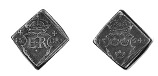 16-Öre klipping, 1564, 24.44g., similar (Ant.573; SM.45), fine