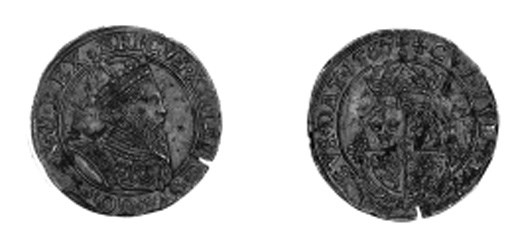 Mark, 1567, 9.85g., crowned bust to right, rev. crowned arms (Ant.550; SM.26), small flan split at 5 o'clock, extremely fine