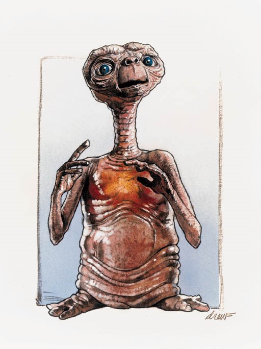 DREW STRUZAN
E.T. the Extra-Terrestrial
Amblin Entertainment/Universal Pictures, 1982