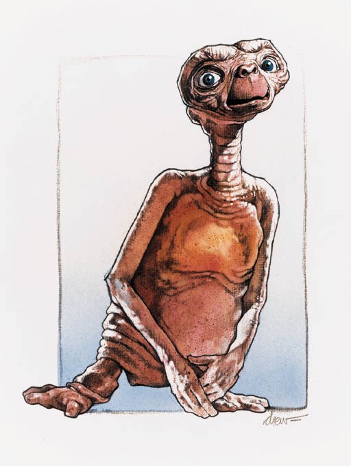DREW STRUZAN
E.T. the Extra-Terrestrial
Amblin Entertainment/Universal Pictures, 1982