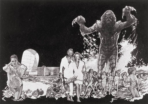 DREW STRUZAN The Creature from the Black Lagoon Universal Television, 1978