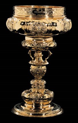 A GERMAN SILVER-GILT CUP