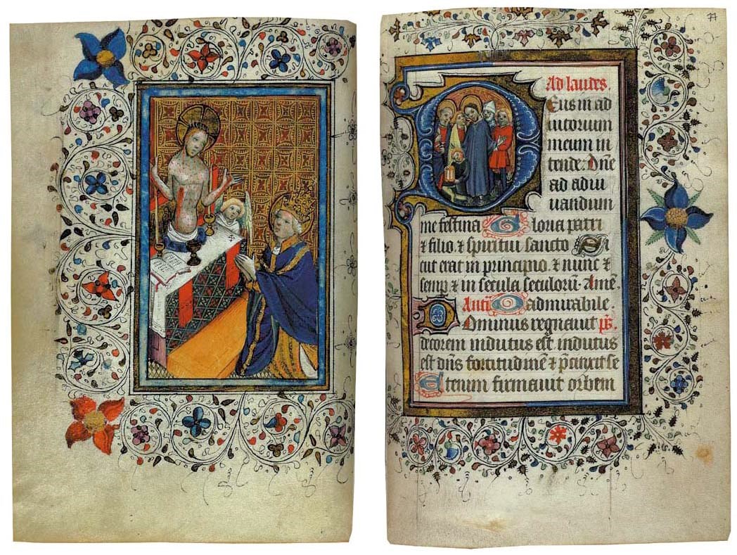 BOOK OF HOURS, Premonstratensian use, in Latin and Dutch, ILLUMINATED MANUSCRIPT ON VELLUM