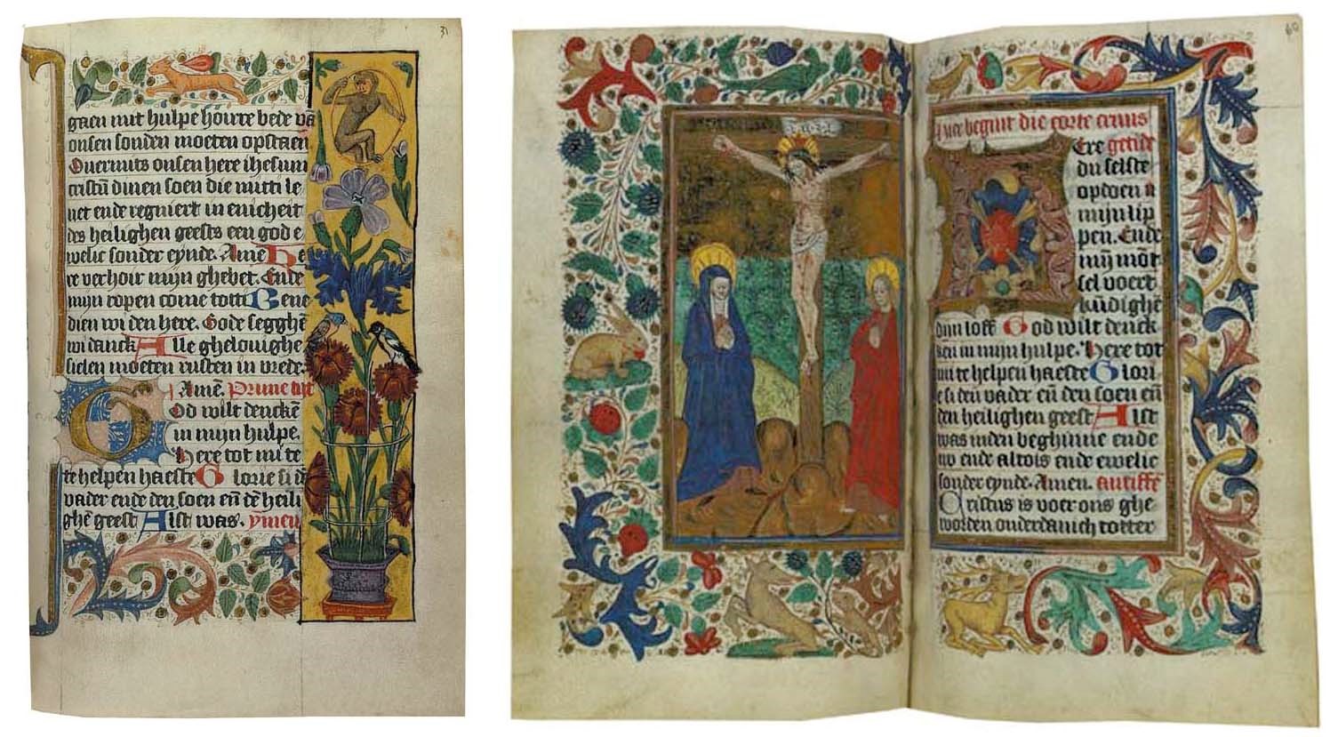 BOOK OF HOURS, use of Utrecht, in Dutch with many incipits in Latin, ILLUMINATED MANUSCRIPT ON VELLUM