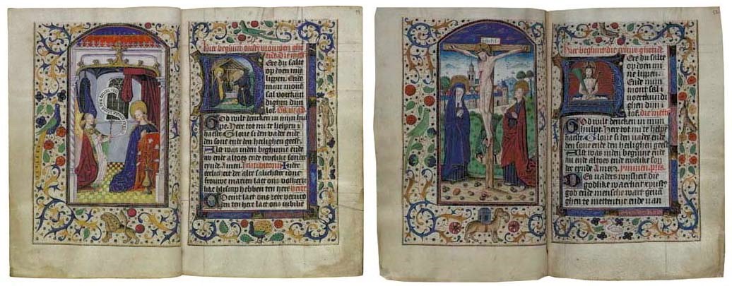 BOOK OF HOURS, use of Utrecht, in Dutch, ILLUMINATED MANUSCRIPT ON VELLUM