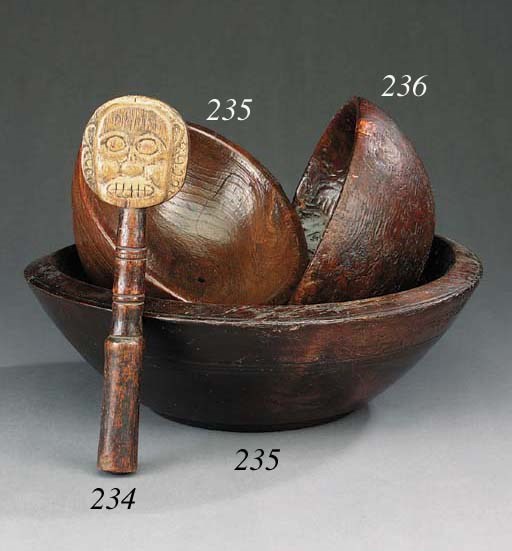 A sycamore dairy bowl, 19th century