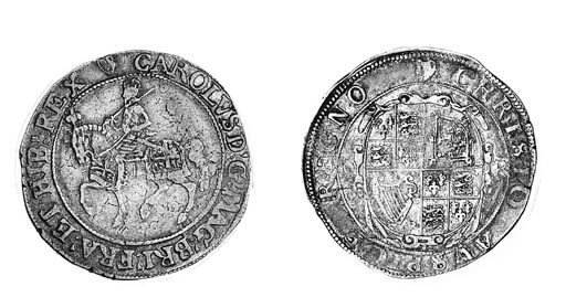 Charles I, type 2c, Halfcrown, m.m. harp, king on horseback left, rev. oval garnished shield, C R at sides, no stops (N.2207; S.2769),  very fine and pleasing