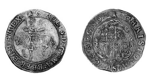 Charles I, type 3a1, Halfcrown, m.m. bell, king on horseback left, rev. oval garnished shield (N.2209; S.2771), very fine