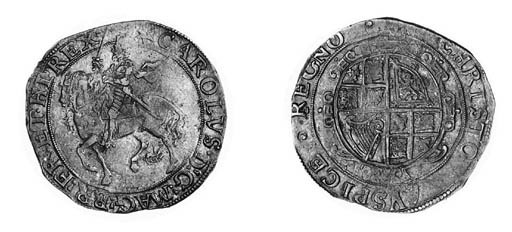 Charles I, type 4, Halfcrown, m.m. star, king on foreshortened horse left, rev. oval garnished shield (N.2214; S.2775), good very fine for this, with a fine portrait