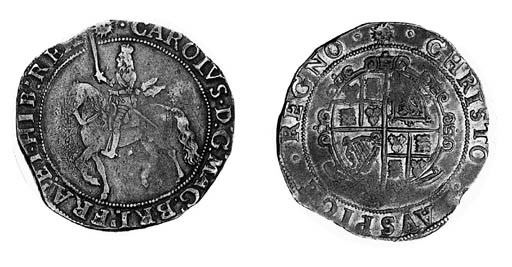 Charles I, type 5, Halfcrown, Tower mint under Parliament, m.m. sun, king on tall horse left, rev. oval garnished shield (N.2215; S.2842), very fine for this, scarce