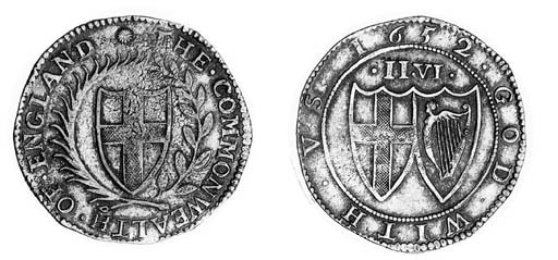 Commonwealth, Halfcrown, 1652, m.m. sun, no stop after VS on reverse (ESC.429var.; N.2722; S.3215), good very fine, a well struck round coin, rare