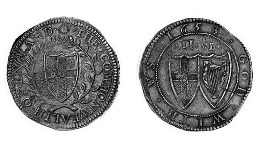 Commonwealth, Halfcrown, 1653, m.m. sun (ESC.431; N.2722; S.3215), light flan flaws on obverse, almost extremely fine, toned, an attractive example