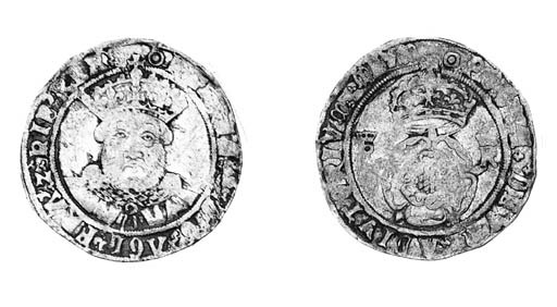 Henry VIII, third coinage, Testoon, Tower mint, m.m. pellet in annulet, reads Henric 8 (Jacob bust 1; N.1841; S.2365), almost very fine and round, rare