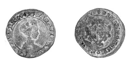 Edward VI, third period, Shilling, Southwark mint, 1551, m.m. lis, elegant bust with tall thin neck (Bispham bust 6; N.1944; S.2473A), very fine for this very base issue, rare