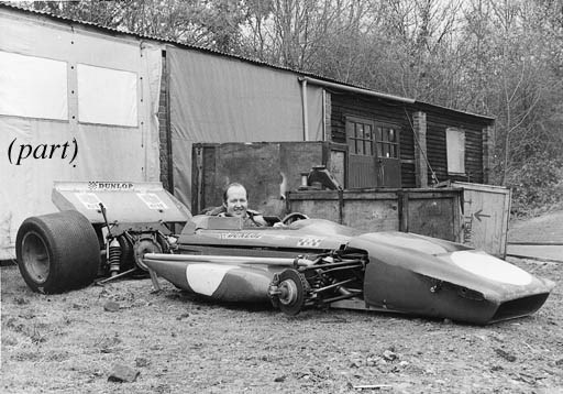 March Racing Cars - A collection of black and white photographs depicting the development and activities of March racing machines; together with press and archive photographs of the Donington Museum Collection of Mr Tom Wheatcroft; contained in two folios; approx 170 images.	 (2)