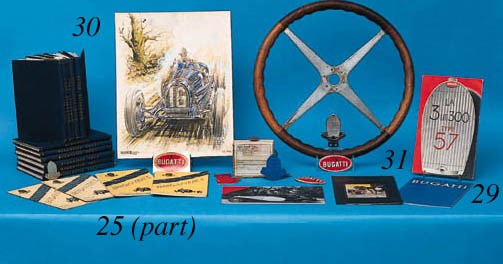 Bugantics - A good run of Bugatti Owner's Club journals from volume 1 No 2 to volume 35; some bound early volumes and others unbound 1930s-1960s, with owners listing and some duplicates, Vols 10-23 and other loose copies.
