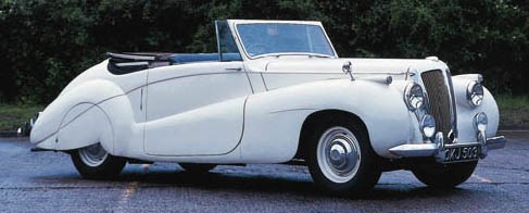 1951 DAIMLER DB18 SPECIAL SPORTS THREE-SEATER DROPHEAD COUPÉ COACHWORK BY BARKER