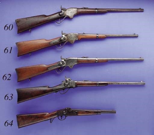 A .50 SPENCER MODEL 1865 SADDLE RING CARBINE, SERIAL NO. 11413 ABOUT 1866