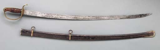 A RARE CONFEDERATE CAVALRY SABRE BY NASHVILLE PLOW WORKS ABOUT 1862