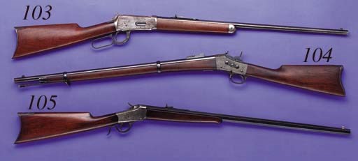 A SCARCE .32-40 WINCHESTER HALF-MAGAZINE MODEL 1894 RIFLE, SERIAL NO. 649609 FOR 1913