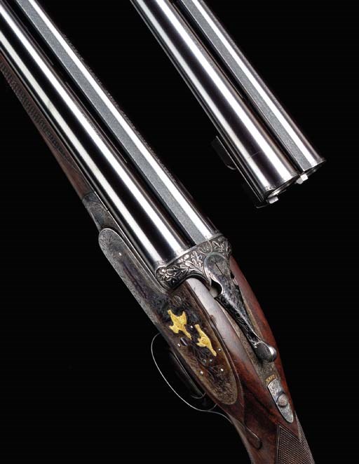 A GOLD INLAID 20 BORE (2¾ & 3IN) SINGLE TRIGGER SELF-OPENING SIDELOCK EJECTOR GUN BY J. PURDEY & SONS, NO. 26227