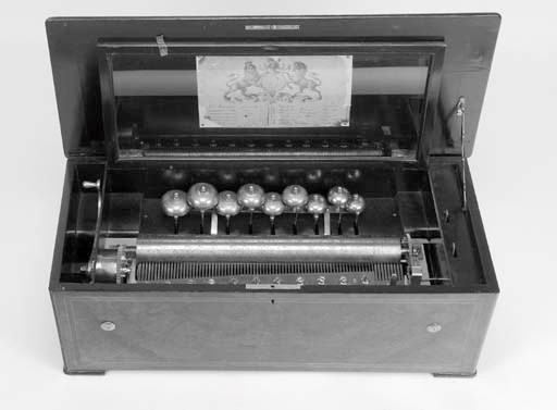 A musical box by George Bendon,