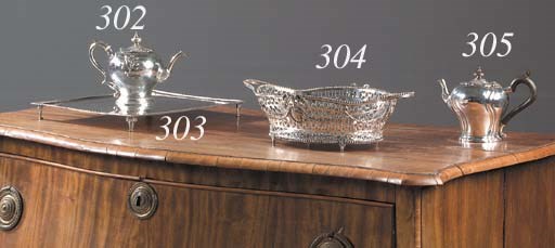 A Dutch silver tray