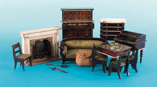 A group of Kestner Waltershausen furniture