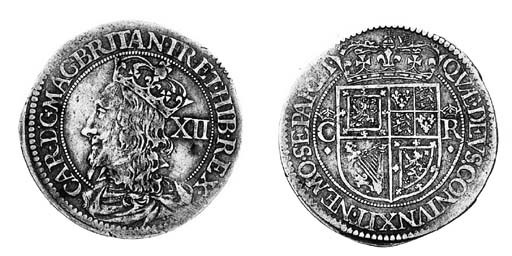 rev. arms, small thistle above (S.5559; St.224), very fine/good very fine
