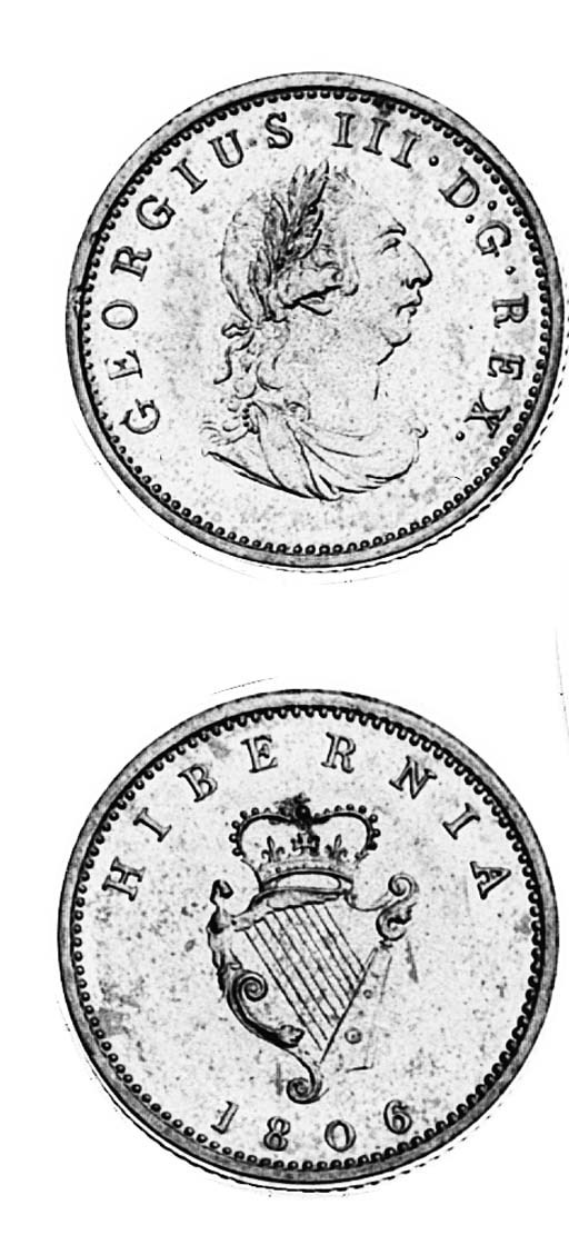 rev. crowned harp, date below (DF.605; S.P6622), light surface marks, extremely fine