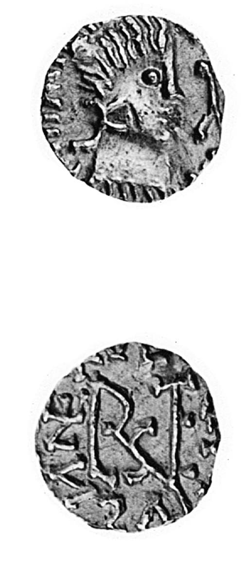rev. VINEVS CIVS (Vendemius) around monogram of RVTENS (MEC I, 442 var.; Prou 1872 var.; Belfort 3886 var.), extremely fine, rare