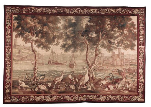 An Aubusson tapestry