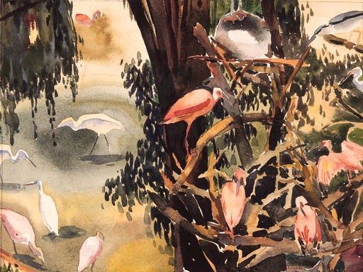 Jessie Arms Botke (1883-1971)