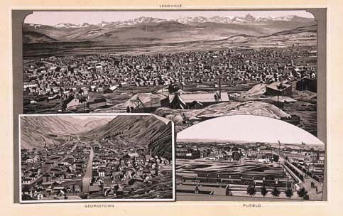 Old West. n.p., n.d. [circa 1920?]. Oblong 8o. Folding panorama of 23 panels depicting portraits, views, scenes and characters of the West. Original pictorial cloth gilt. Fine.