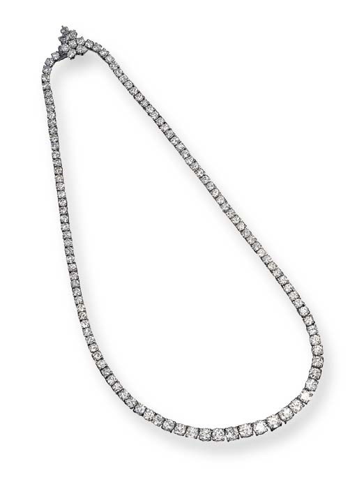 A DIAMOND NECKLACE, BY HARRY WINSTON