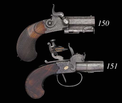 A Fine 22-Bore Irish Percussion Pistol