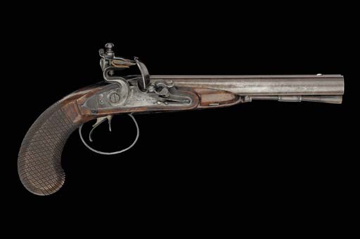 A Fine 30-Bore D.B. Flintlock Pistol