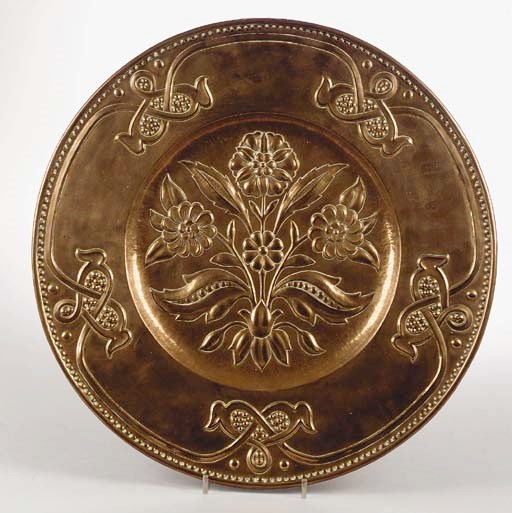 A James Smithies, Wilmslow copper charger