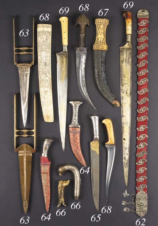 A Persian steel Kard
19th Century