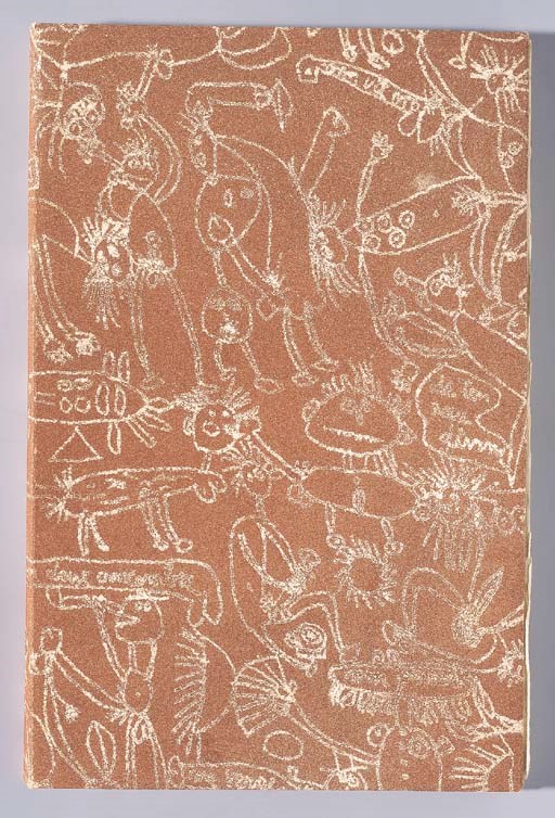 APOLLINAIRE, Guillaume. Le Cortège Priapique. S.l.: s.n., s.d. In-8 (253 x 168 mm.). Sous chemise lithographiée, chemise cartonnée et étui.