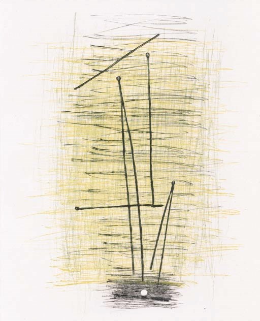ARTAUD, Antonin. ... Autre chose que de l'enfant beau. Paris: Louis Broder, mars 1957. In-8 carré (165x135 mm.) En feuilles sous couverture imprimée, chemise et étui d'éditeur.