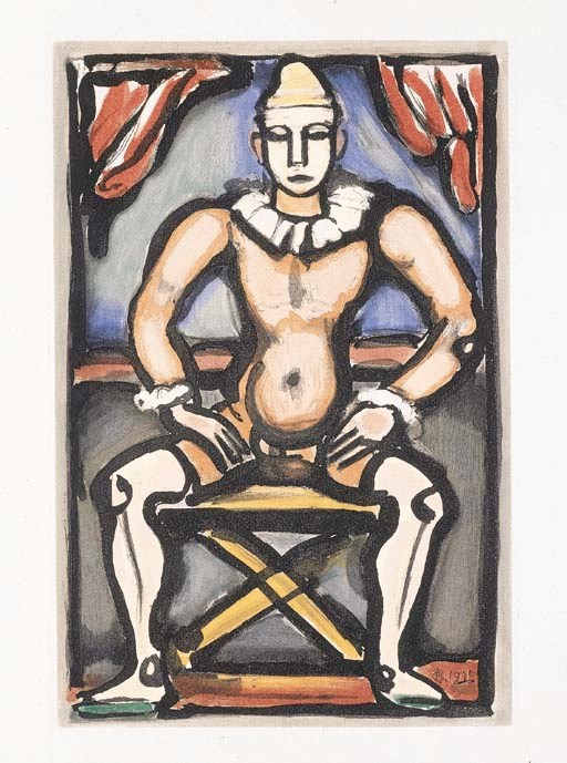 ROUAULT, Georges. Cirque de l'étoile filante. Paris: Ambroise Vollard, 1938. Grand in-folio (447x337 mm.) En feuilles sous couverture imprimée.