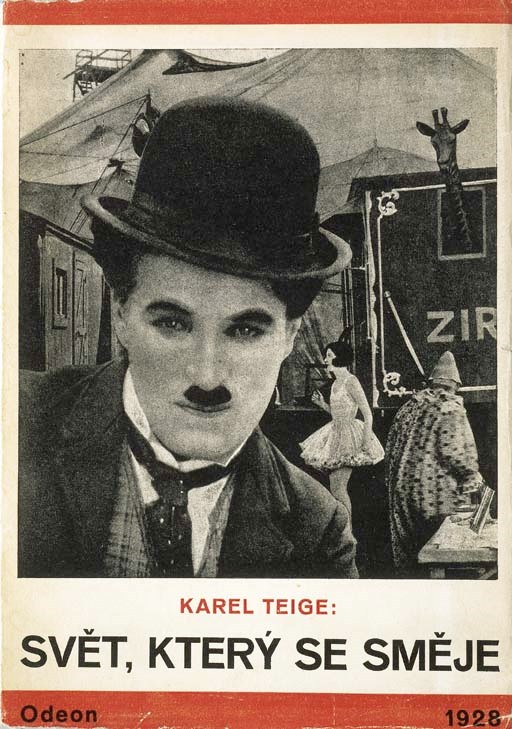 TEIGE, Karel. Svet ktery Se Smeje. Prague: Odéon, 1928. in-8 (198x140 mm.). Broché sous couverture illustrée d'un photomontage.