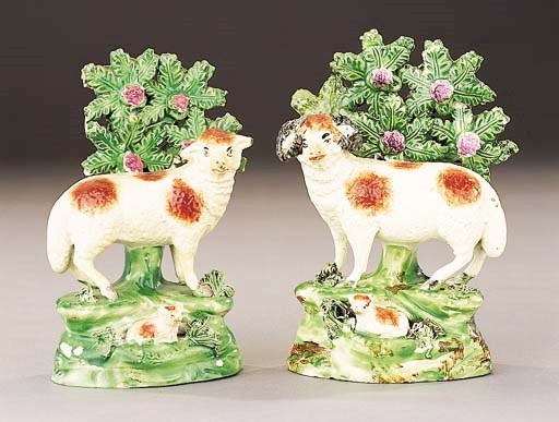 A Ralph Salt ewe and lamb group