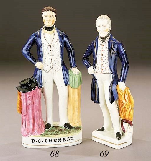 A figure of Daniel O'Connell