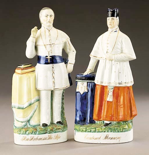 A figure of Pope Pius IX