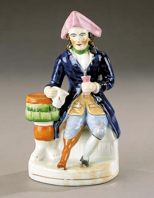A figure of a Greenwich Hospital Pensioner