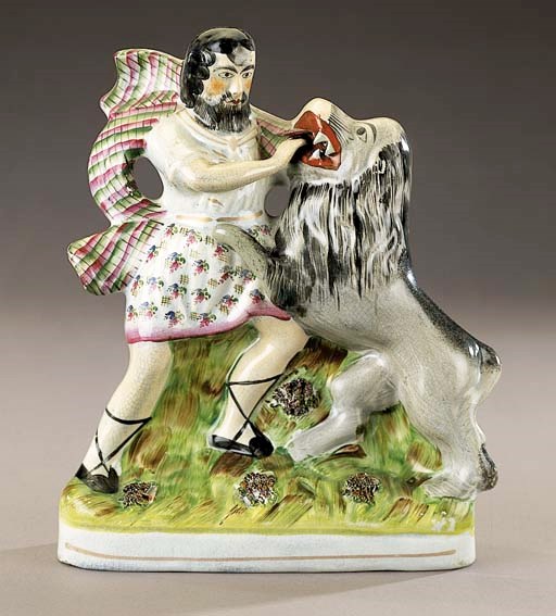 A group of Samson and the lion